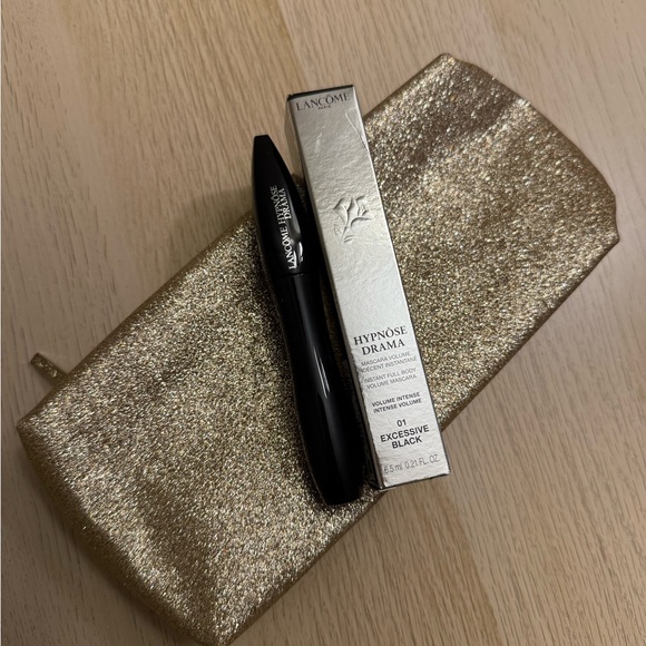 Lancome Other - Lancôme Hypnôse Drama Mascara in Excessive Black with Gold Pouch
